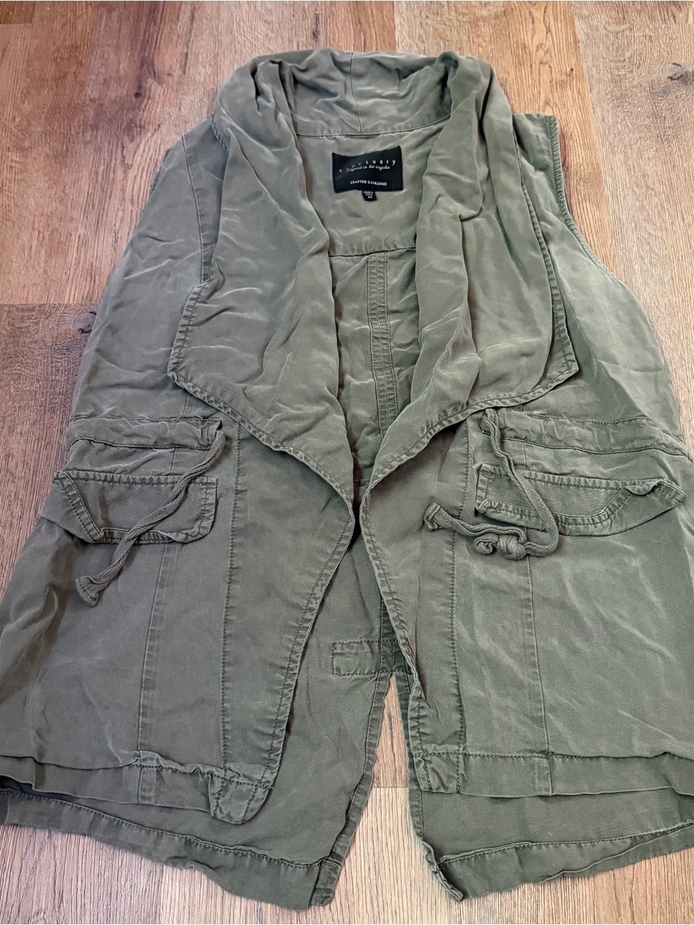 Sanctuary Olive Green Utility Vest